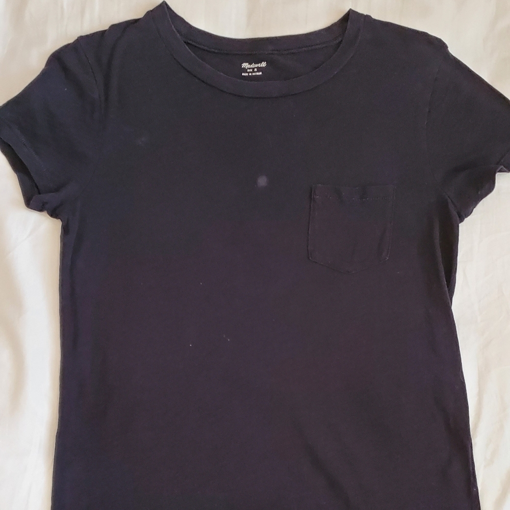 Zara  Basic Black Tee Size M